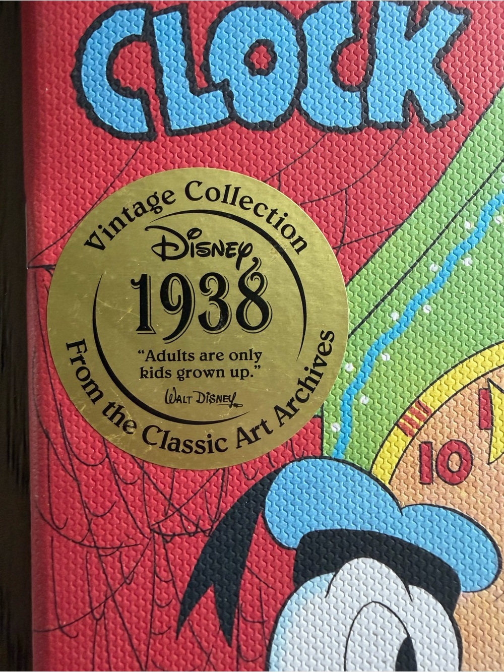 Disney 1938 Vintage Collection Mickey & Donald Clock Cleaners Book
